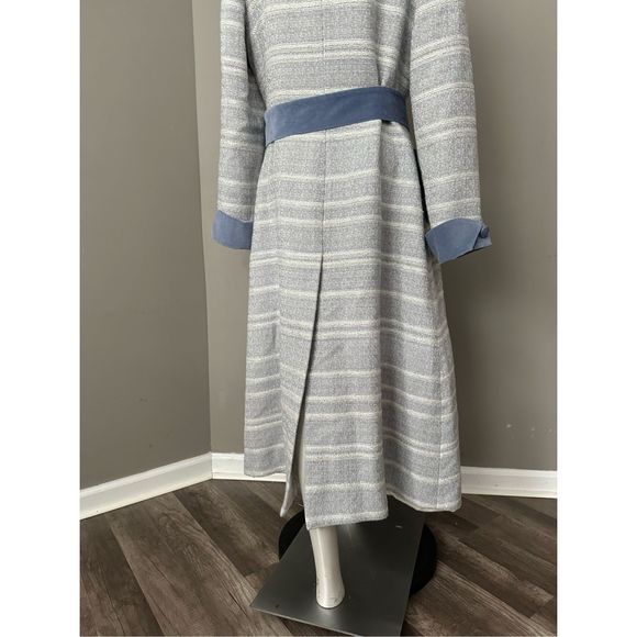 Markarian Contrast Trim Wool Coat Size 16 $2650 - Picture 11 of 12